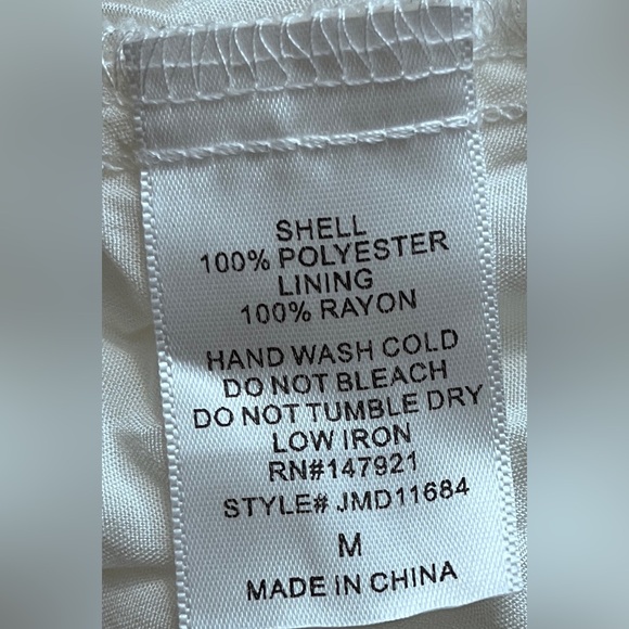 Just Me Floral Puff Sleeve Lace Maxi Dress Cottagecore Size Medium - Picture 5 of 5